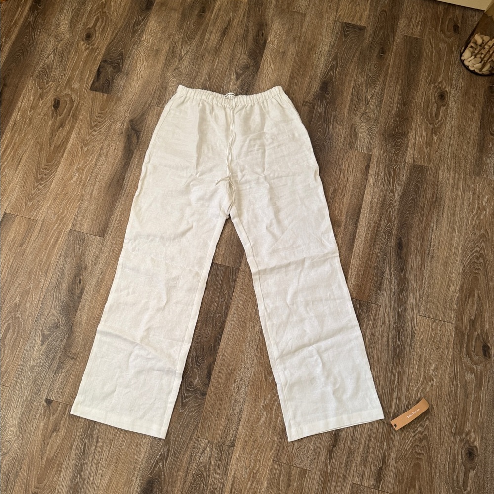 Women’s linen Cream Pants